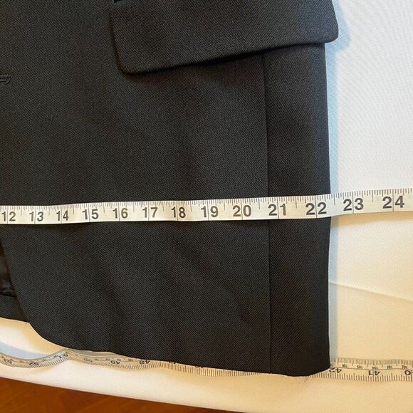 RICHARD CATE MENS VINTAGE SUIT JACKET - BLACK​ - Picture 11 of 12